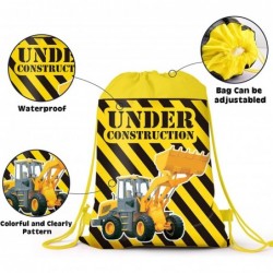 16 PCS Construction Party Bags Construction party supplies Construction Theme Goodie Favor Bags For Boys Construction Theme B...