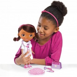 Disney Junior Doc McStuffins Wash Your Hands Singing Doll With Mask & Accessories $40.03 Doll Playsets