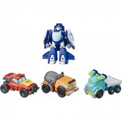 Heroes Transformers Rescue Bots Academy Academy Rescue Team Pack 4 Collectible 4.5-inch Converting Action Figures Toys for Ki...