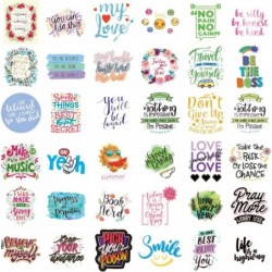 200 Pcs Inspirational Stickers Motivational Stickers Vision Board Stickers Positive Stickers for Teens Adults Stickers for Jo...