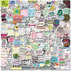 200 Pcs Inspirational Stickers Motivational Stickers Vision Board Stickers Positive Stickers for Teens Adults Stickers for Jo...