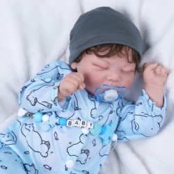 Lifelike Reborn Baby Dolls - 21-Inch Soft Body Realistic-Newborn Baby Dolls Real Life Baby Dolls Sleeping Reborn Boy with Gif...