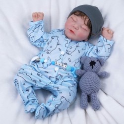 Lifelike Reborn Baby Dolls - 21-Inch Soft Body Realistic-Newborn Baby Dolls Real Life Baby Dolls Sleeping Reborn Boy with Gif...