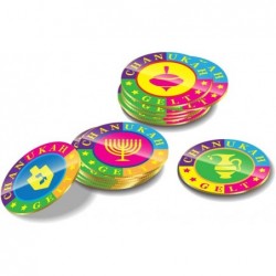 Hanukkah Dreidels - Multi Colored Painted Wooden Dreidel - 10 Pack Medium $16.89 Spinning Tops