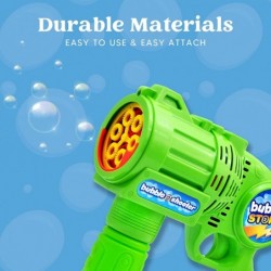 Bubble Gun Blaster Automatic Bubble Maker Blower Machine with 2 Bottles Bubble Solutions for Kids Bubble Blower for Bubble Pa...