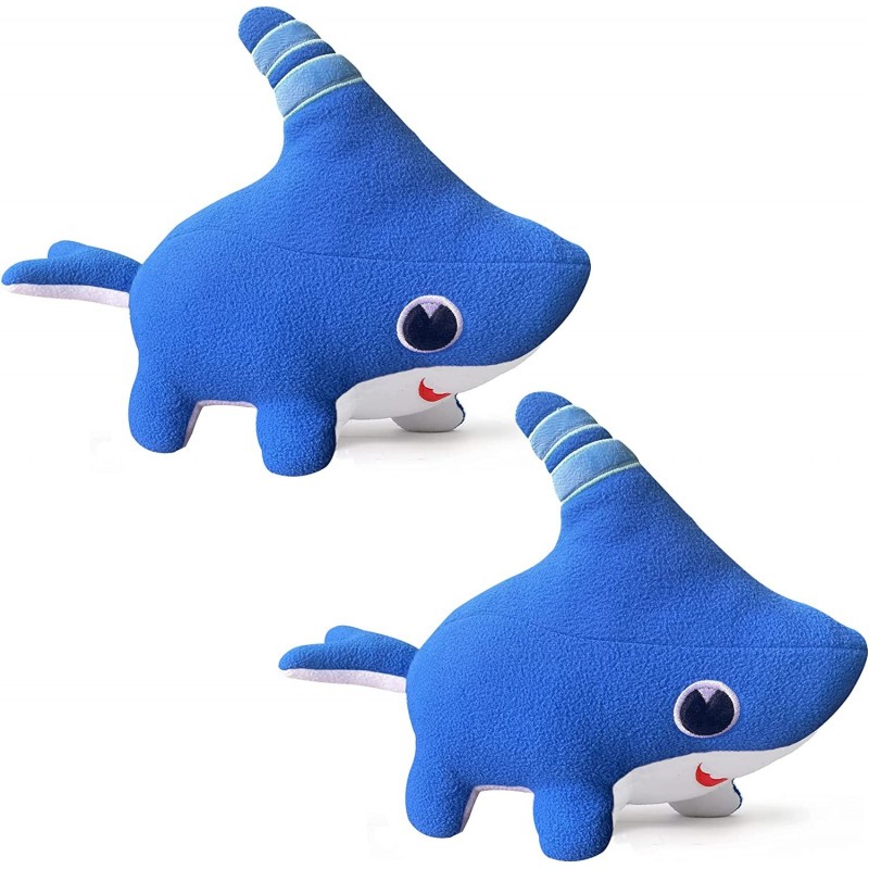 2PCS Shark Dog Plush Toys Soft Sharkdog Stuffed Animal Doll Shark Toys for Kids Plush Doll Gifts for Boys Girls (Blue) $38.87...