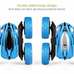 360° Rotating Stunt Remote Control Car with 4 Original Batteries RC Stunt Cars Toys for Kids 4WD 2.4Ghz Double Sided RC Car w...