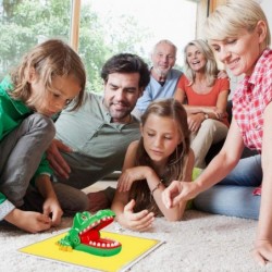 Crocodile Teeth Game Alligator Dentist Game for Kids Crocodile Biting Finger Fun Game with Music $25.55 Gags & Practical Joke...