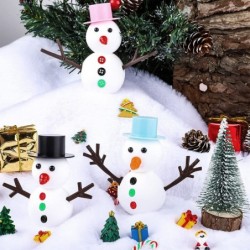 6 Pack Christmas Craft Kit Snowman DIY Craft Christmas Air Dry Modeling Clay Build Snowman Decorating Kit Christmas Snowman G...