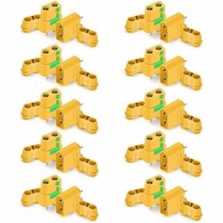 Amass 10 Pair XT90S XT90-S XT90 Connector Anti-Spark Male Female Connector for Battery ESC and Charger Lead (10Pairs XT90-S) ...