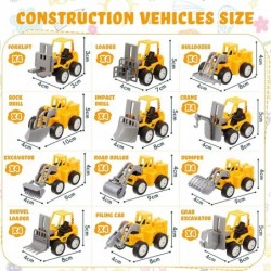 48 Pcs Mini Construction Engineering Trucks Pull Back Car Toys Mini Construction Vehicles Small Construction Toys Tractor Min...