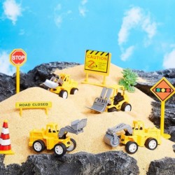 48 Pcs Mini Construction Engineering Trucks Pull Back Car Toys Mini Construction Vehicles Small Construction Toys Tractor Min...