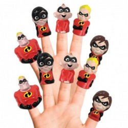 Disney Incredibles Finger Puppets 10 Pc. - Party Favors Educational Bath Toys Story Time Easter Basket Playtime $19.69 Finger...