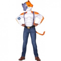 Youth Fortnite Meowscles Costume Multicolored Medium $77.57 Kids' Costumes