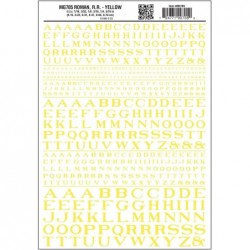 Roman Letters Yellow WOOMG705 $19.70 Toy Vehicle Playsets