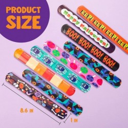 120 PCS Halloween Slap Bracelets Party Favors for Kids - 24 Designs Bracelets for Halloween Decorations Halloween Treat Bag S...