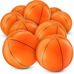 Inflatable Basketballs (Pack of 12) 16-inch Beach Balls for Sports Themed Birthday Parties Beach Pool Party Toys Summer Games...