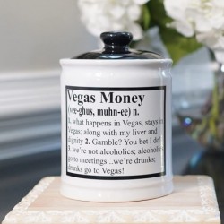 Vegas Money Piggy Bank Las Vegas Candy Jar Slots Gambling Gifts $50.12 Kids' Money Banks