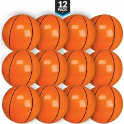 Inflatable Basketballs (Pack of 12) 16-inch Beach Balls for Sports Themed Birthday Parties Beach Pool Party Toys Summer Games...