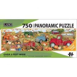 Harvest Truck 750 Piece Panoramic Jigsaw Puzzle $25.86 Jigsaw Puzzles