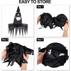 6 Pieces Halloween Decorations Witch Hat- Hanging Witch Hat Costume Witch Hat Witch Costume Accessories for Halloween Indoor ...