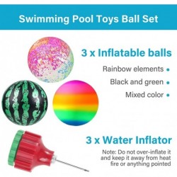 3 Pieces Pool Balls for Swimming Pool 8.6 Inch Underwater Toys Ball Game Swimming Accessories for Teens and Adults Under Wate...