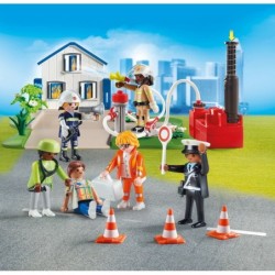 70980 My Figures: Rescue playset for Children 4 Years+ Emergency Services Toy Police Fire and Medical playset Water Toy Great...