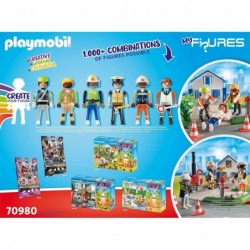 70980 My Figures: Rescue playset for Children 4 Years+ Emergency Services Toy Police Fire and Medical playset Water Toy Great...