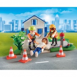 70980 My Figures: Rescue playset for Children 4 Years+ Emergency Services Toy Police Fire and Medical playset Water Toy Great...