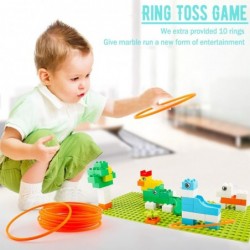 Marble Run Building Blocks Classic Big Blocks for Kids STEM Toy Bricks Set Marble Maze Building Toys Compatible with All Majo...