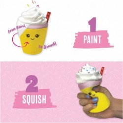 Food Paint Your Own Squishies Kit - DIY Squishies for Girls Kids Boys. Stress Relief Slow Rising Blank Squishy Painting Kit. ...