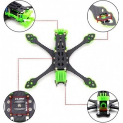 225mm FPV Racing Drone Frame 5inch Carbon Fiber Quadcopter Frame 5mm Arm for Vista Aerial and Analog Camera $81.20 Hobby RC Q...