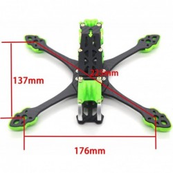 225mm FPV Racing Drone Frame 5inch Carbon Fiber Quadcopter Frame 5mm Arm for Vista Aerial and Analog Camera $81.20 Hobby RC Q...