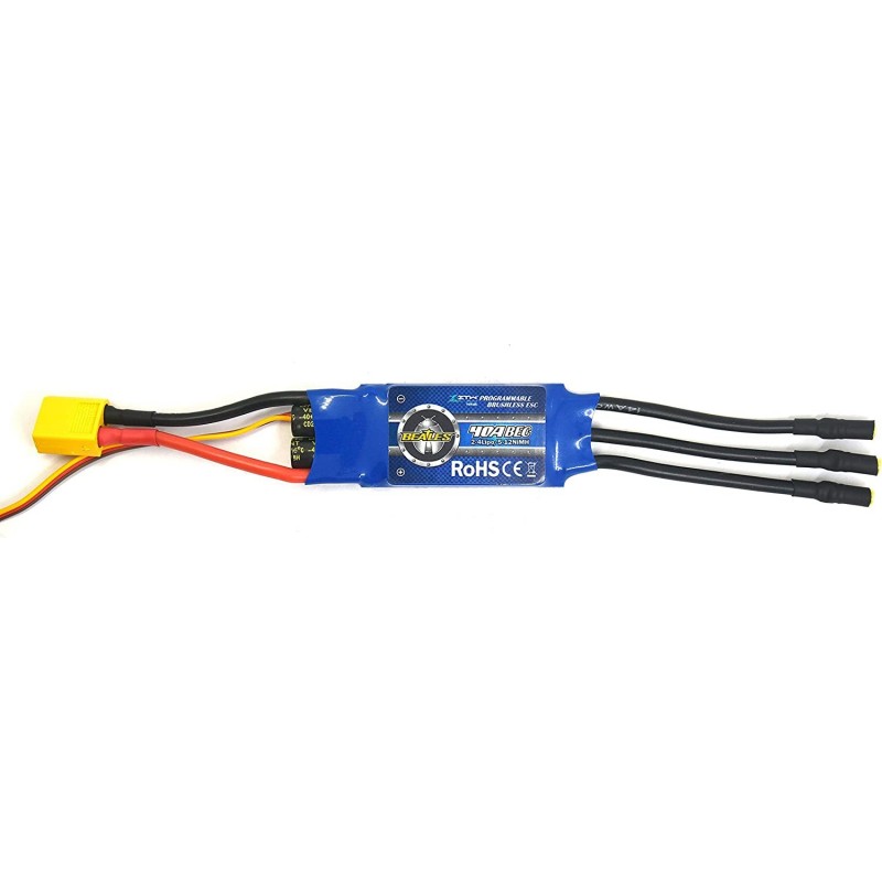 40A Brushless ESC with BEC 3A/5V Speed Controller for rc Airplane and Helicopter … (40A ESC with Connector) $36.98 Hobby Remo...