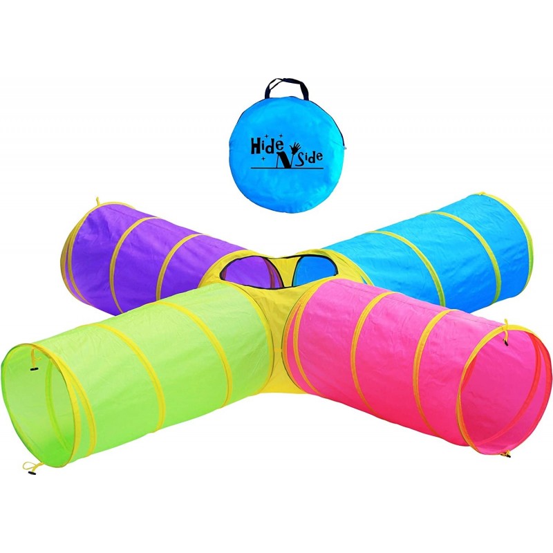 Kids Play Tunnels Indoor Outdoor Crawl Through Tunnel for Kids Dog Toddler Babies Children Pop up Tunnel Gift Toy $62.62 Kids...