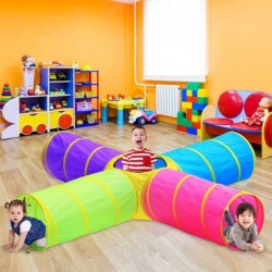 Kids Play Tunnels Indoor Outdoor Crawl Through Tunnel for Kids Dog Toddler Babies Children Pop up Tunnel Gift Toy $62.62 Kids...