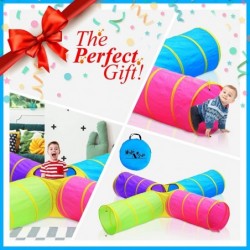 Kids Play Tunnels Indoor Outdoor Crawl Through Tunnel for Kids Dog Toddler Babies Children Pop up Tunnel Gift Toy $62.62 Kids...