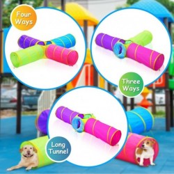 Kids Play Tunnels Indoor Outdoor Crawl Through Tunnel for Kids Dog Toddler Babies Children Pop up Tunnel Gift Toy $62.62 Kids...