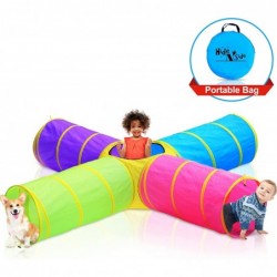 Kids Play Tunnels Indoor Outdoor Crawl Through Tunnel for Kids Dog Toddler Babies Children Pop up Tunnel Gift Toy $62.62 Kids...