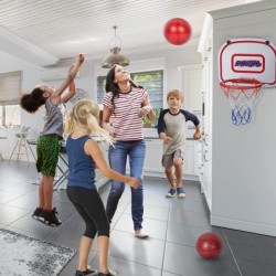 Basketball Hoop Toys for Kids 3-8 Indoor Basketball Game for Kids Door Room Basketball Hoop Mini Basketball Hoop with 4 Balls...