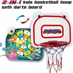 Basketball Hoop Toys for Kids 3-8 Indoor Basketball Game for Kids Door Room Basketball Hoop Mini Basketball Hoop with 4 Balls...