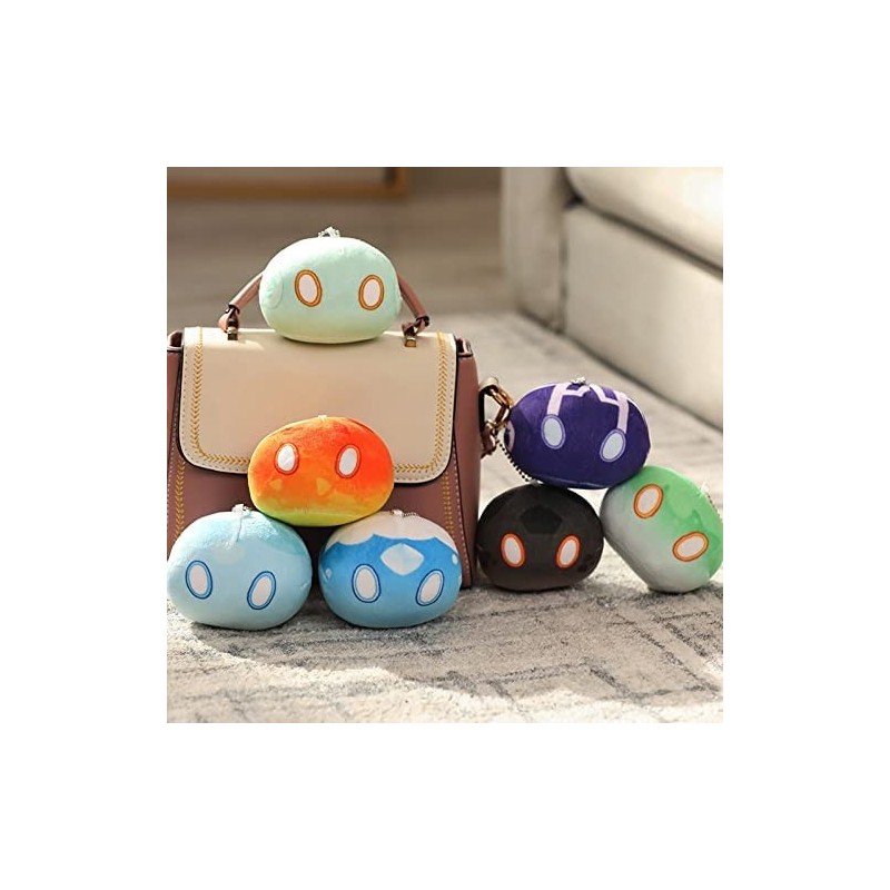 Genshin Plush Impact Slime Plush Genshin Slime Plush Set 3.9" for Genshin Impact Fans (7pcs) $52.87 Plush Figure Toys