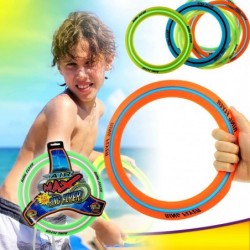 Zooma Ring Flyer Frisbee Disc 11.2" (4 Rings Assorted Color) Ring Outdoors Glider Ultimate Sports Pro Beach Toys Flying Discs...