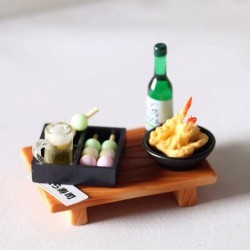 Miniature Dolls Toy House Kit DIY Accessories Great Gift Dollhouse Simulation Food Japanese-Style Exquisite Resin Kitchen Acc...