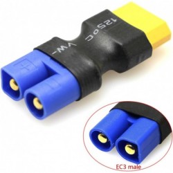 2PCS Male EC3 Losi to Female XT-60 No Wires Connector Adapter for LiPO Battery $15.92 Hobby Remote & App Controlled Vehicle P...