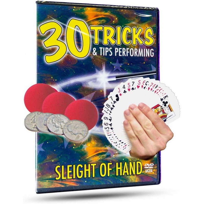 30 Tricks & Tips Performing Sleight of Hand Magic Training DVD $24.82 Magic Kits & Accessories