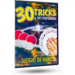 30 Tricks & Tips Performing Sleight of Hand Magic Training DVD $24.82 Magic Kits & Accessories