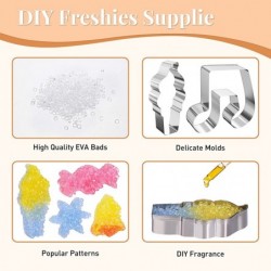 Freshies Making Kit with Instructions Beginners DIY Car Freshies Supplies with Unscented Aroma Beads 13Pcs Freshies Cutters M...