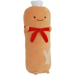 Toast Baguette Pillow 21.6 inches Funny French Bread Food Plush Toy for Home Decor or Kids (Blush Smile Bread) $34.66 Kids' P...