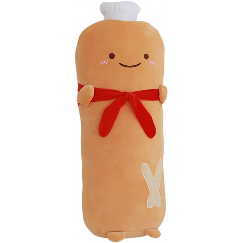 Toast Baguette Pillow 21.6 inches Funny French Bread Food Plush Toy for Home Decor or Kids (Blush Smile Bread) $34.66 Kids' P...